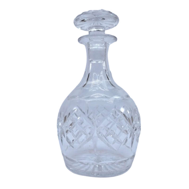Great Quality Vintage Cut Glass Crystal Decanter
