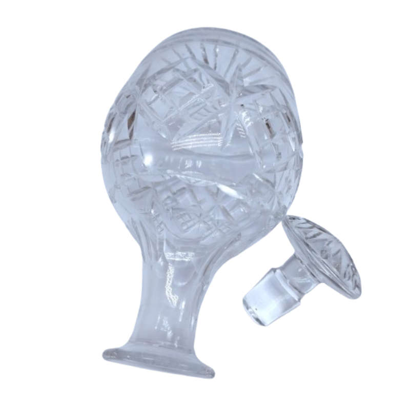 Great Quality Vintage Cut Glass Crystal Decanter