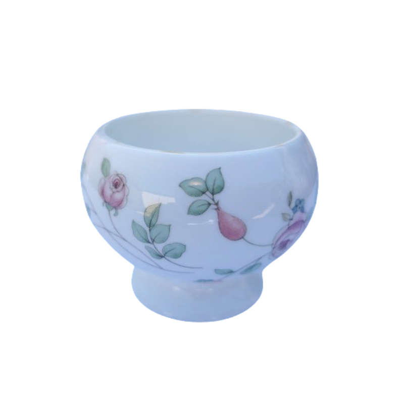 Wedgwood Bone China White with Pink Roses Bowl