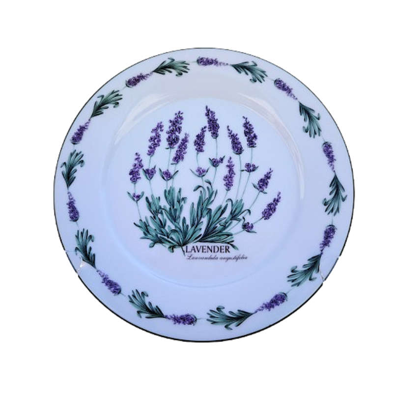 Wiesenthal German Classic White Lavender Plate and bowl