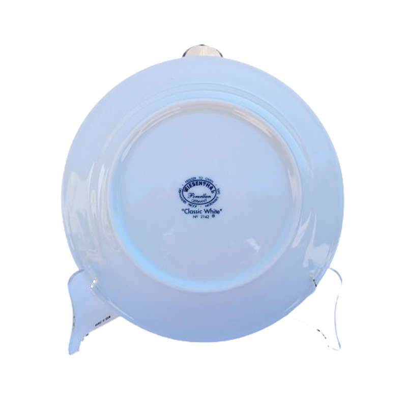 Wiesenthal German Classic White Lavender Plate and bowl