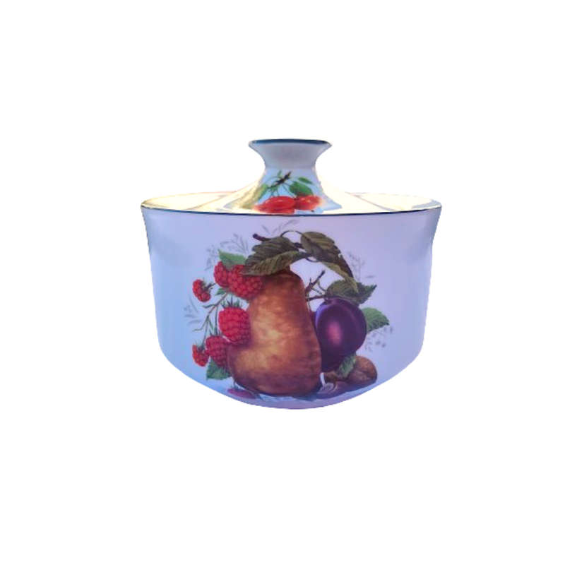Gorgeous Weisenthal "Paradise Valley" porcelain Lidded Pot