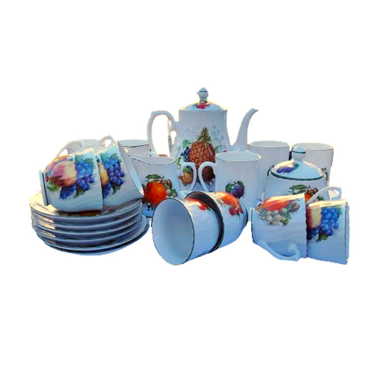 Gorgeous Weisenthal "Paradise Valley" porcelain Tea Set