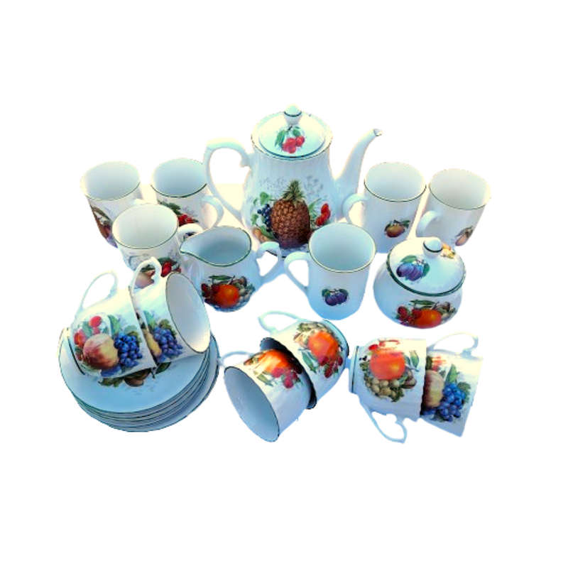 Gorgeous Weisenthal "Paradise Valley" porcelain Tea Set