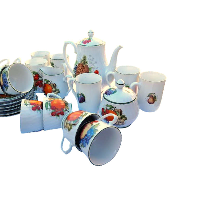 Gorgeous Weisenthal "Paradise Valley" porcelain Tea Set
