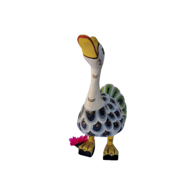 Vintage Large Wooden Duck Goose