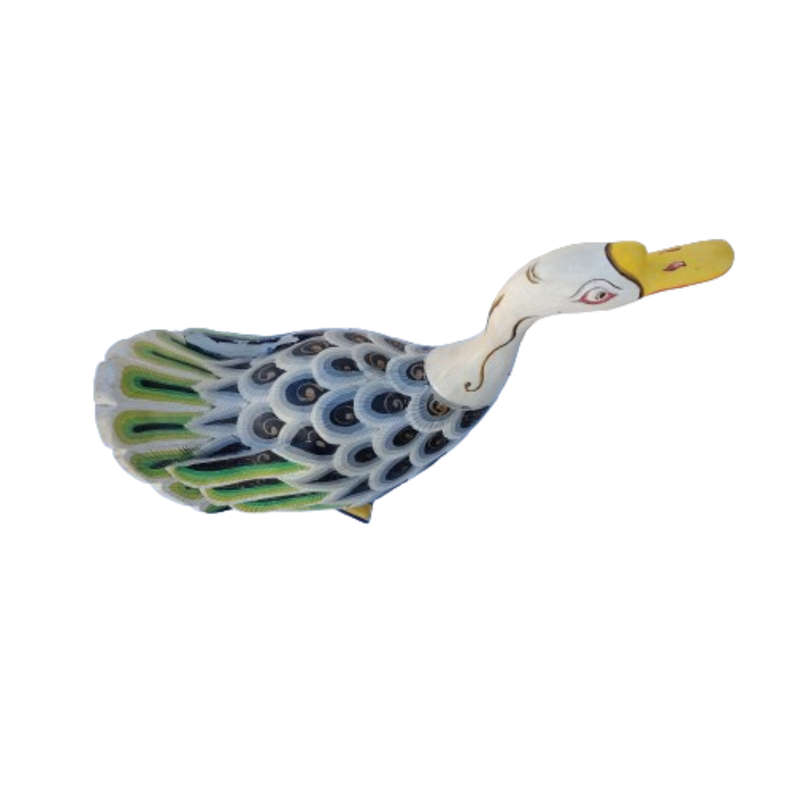Vintage Large Wooden Duck Goose