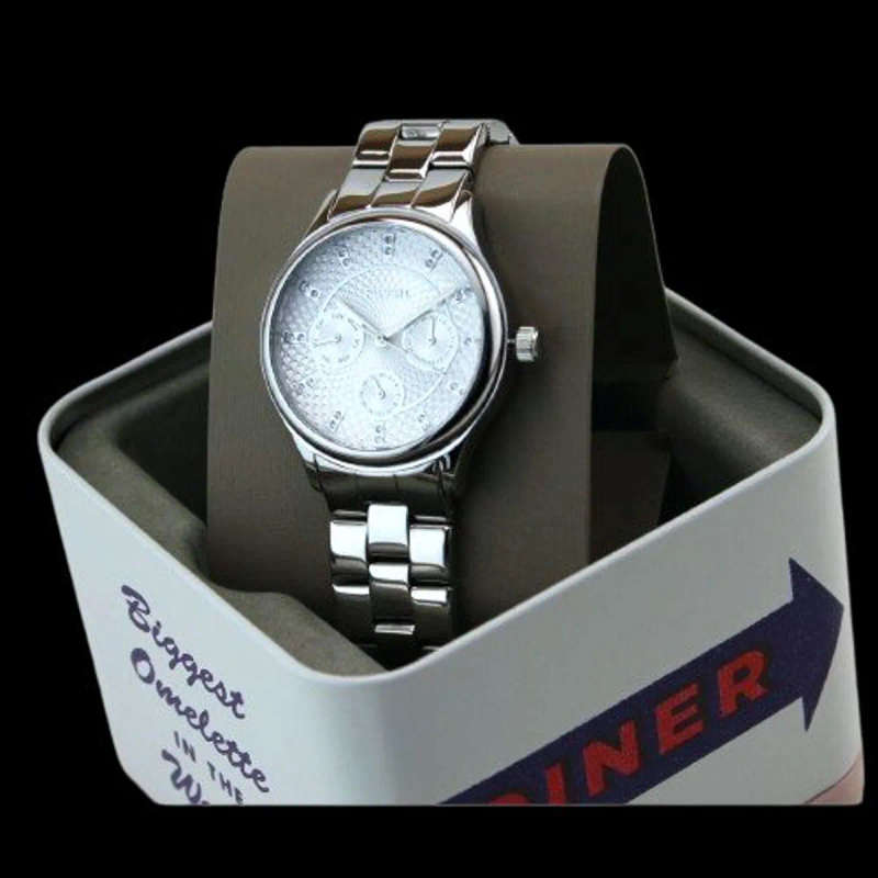 Fossil Modern Sophisticate Crystals Silver Women`s BQ1560 Watch