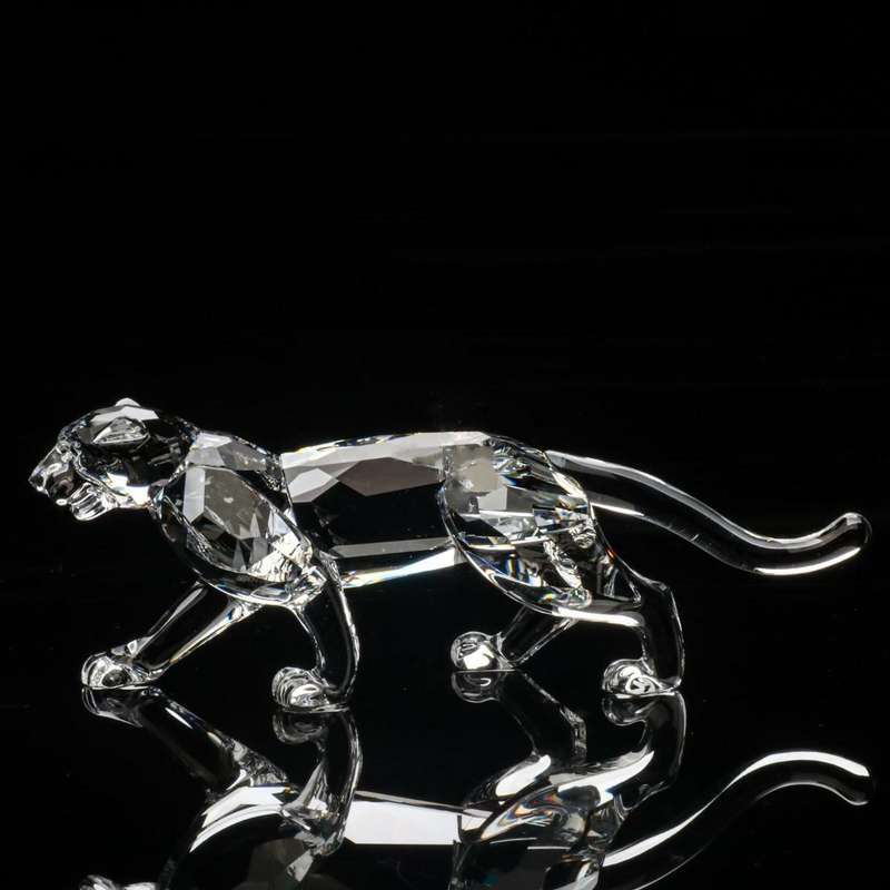 Swarovski Crystal Leopard Cheetah Retired  'African Wildlife'