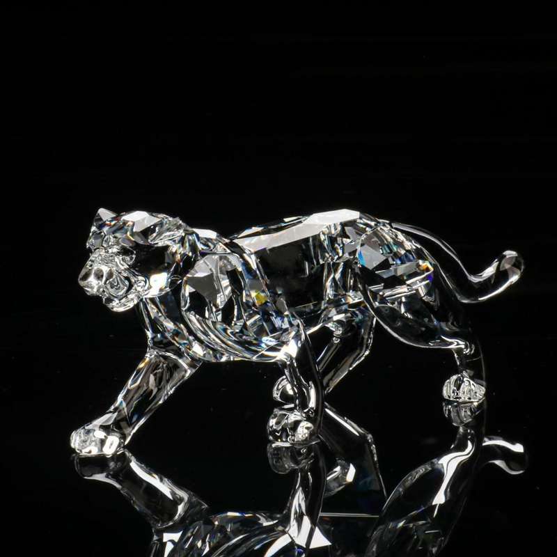 Swarovski Crystal Leopard Cheetah Retired  'African Wildlife'
