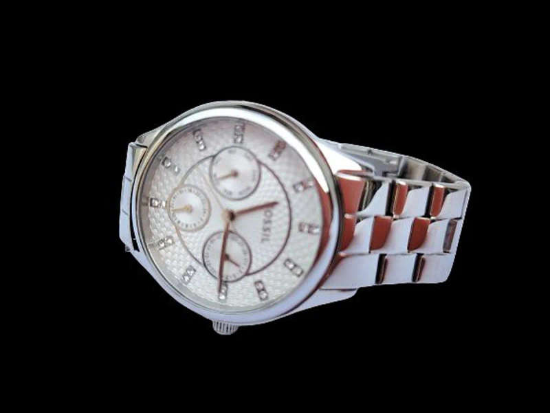 Fossil Modern Sophisticate Crystals Silver Women`s BQ1560 Watch