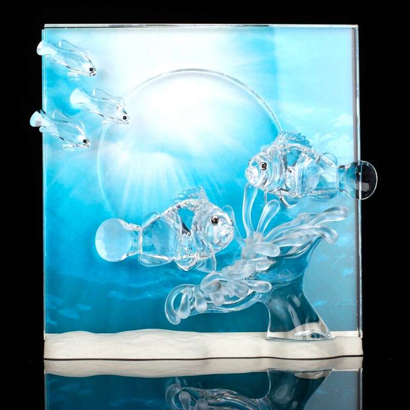 Swarovski Crystal Wonders Of The Sea Trilogy Fish Harmony