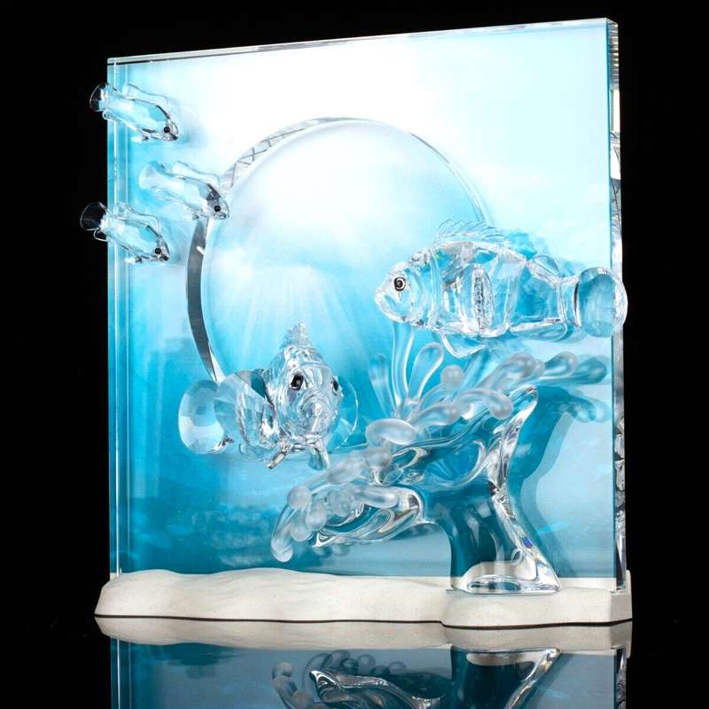 Swarovski Crystal Wonders Of The Sea Trilogy Fish Harmony