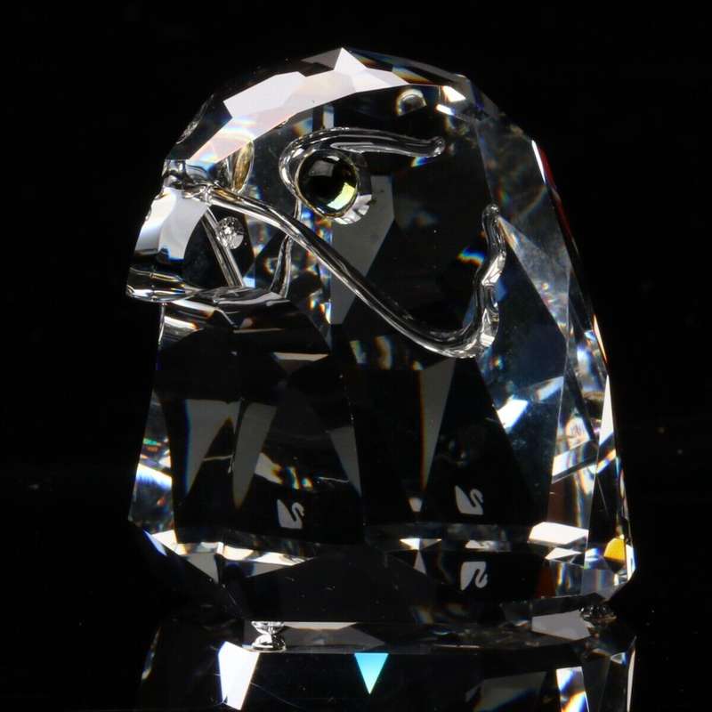 Swarovski Crystal Optik Block Small Falcon Head