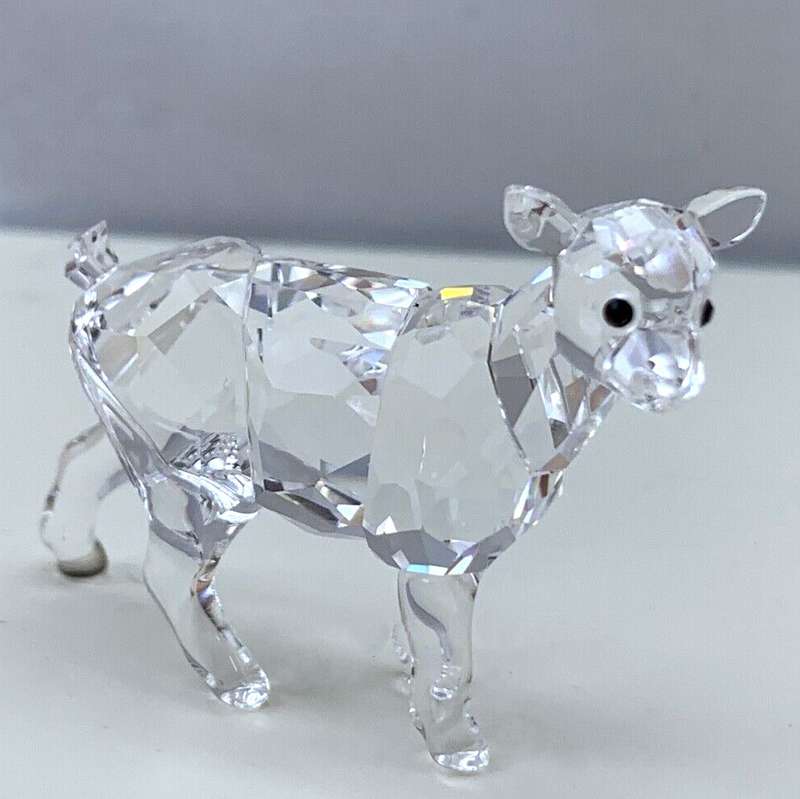 Swarovski Silver Crystal Goat Kid Peaceful Countryside