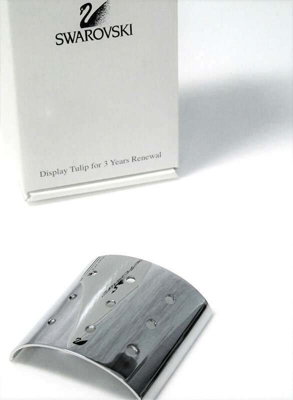 Swarovski Crystal - Chrome Tulip Stand for 9 Small Coloured Flowers