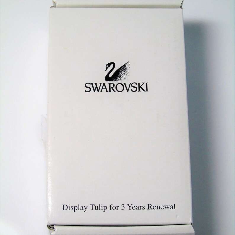 Swarovski Crystal - Chrome Tulip Stand for 9 Small Coloured Flowers