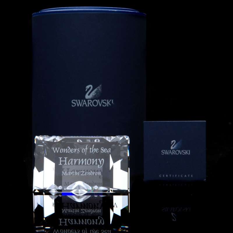 Swarovski Crystal Wonders Of The Sea Harmony Title Plaque