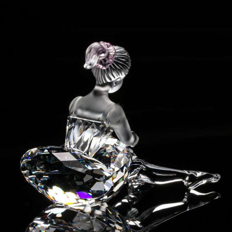 Swarovski Crystal Figurine, Young Ballerina Cheerful Times