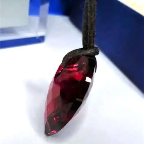 Swarovski Crystal Large Red Heart Necklace