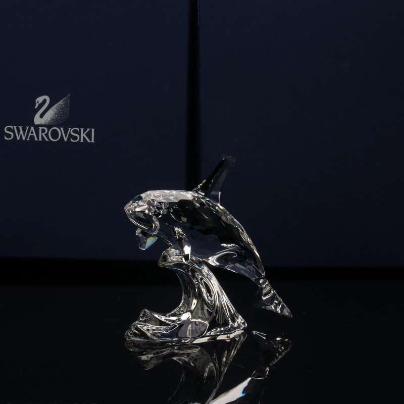 Swarovski Crystal Figurine Orca Killer Whale South Sea 622939