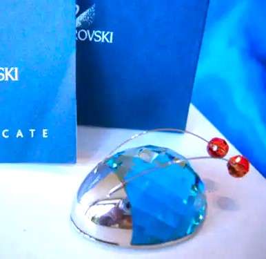 Swarovski crystal Card holder is called Data Bug My Little Helpers