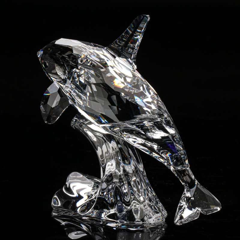 Swarovski Crystal Figurine Orca Killer Whale South Sea 622939