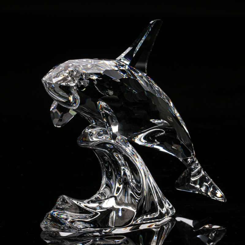 Swarovski Crystal Figurine Orca Killer Whale South Sea 622939