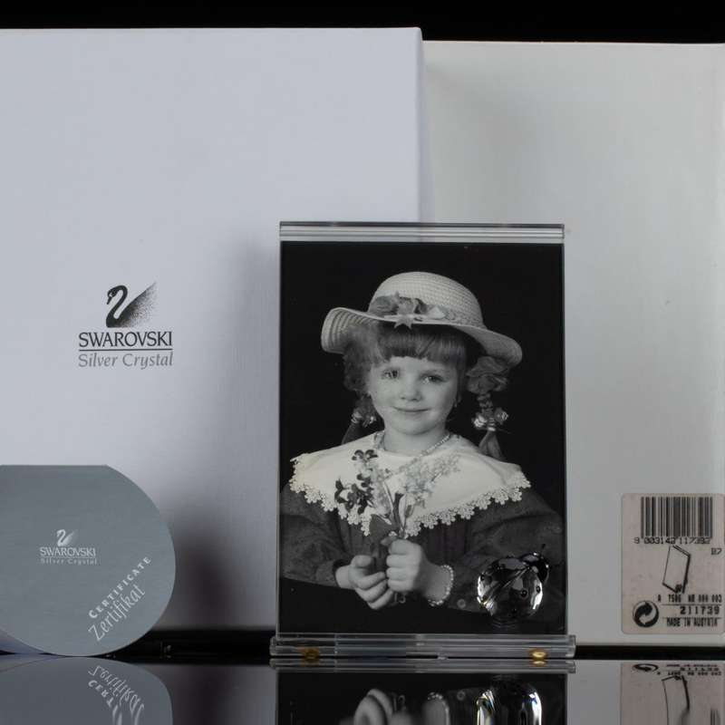 Swarovski Crystal Picture Frame with Ladybird (ladybug) Exquisite Accents