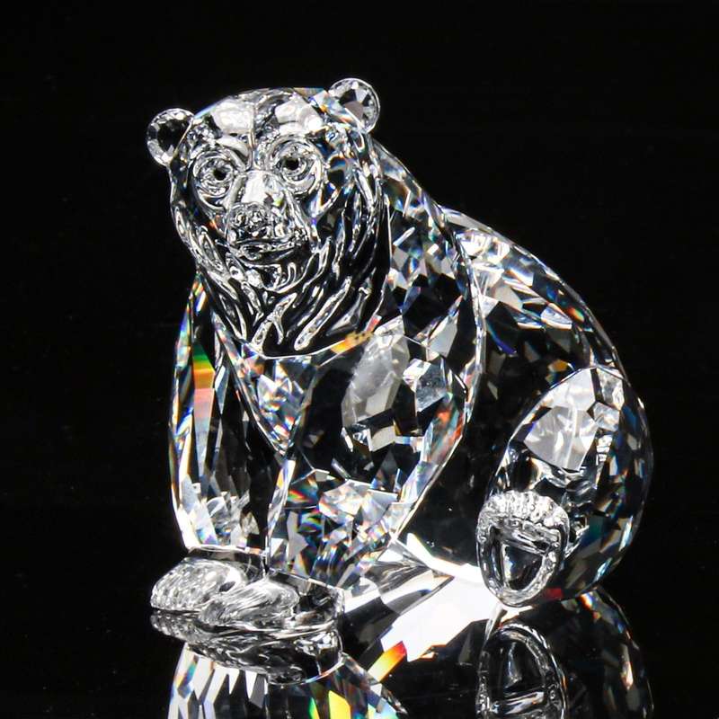 Swarovski Crystal Grizzly Bear Rare Encounters 7637NR006