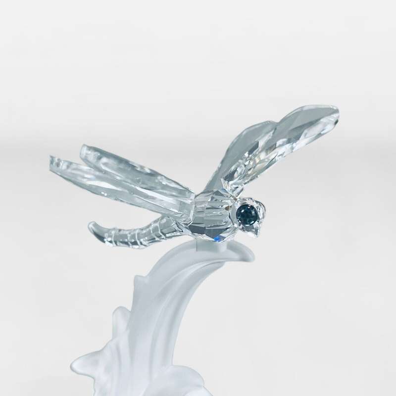 Swarovski Crystal Dragonfly with Frosted Base Secret Garden Collection