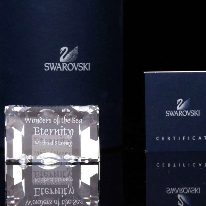 Swarovski Crystal Wonders Of The Sea Eternity Title Plaque