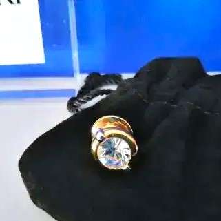 Swarovski Crystal Event Pin 1998 Gold with Clear Crystal