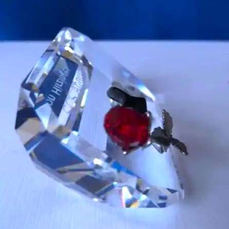 Swarovski Crystal SCS Masquerade Harlequin Plaque 2001