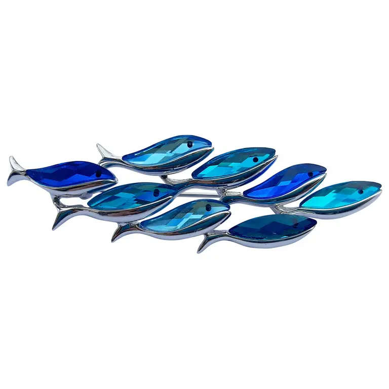 Swarovski Paradise Brooch Comallo Exotic School of Fish Paradise Exotic Fish