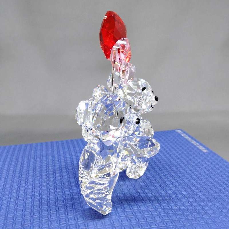 Swarovski Crystal Kris Bear Heart Balloons Togetherness
