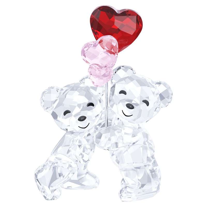 Swarovski Crystal Kris Bear Heart Balloons Togetherness