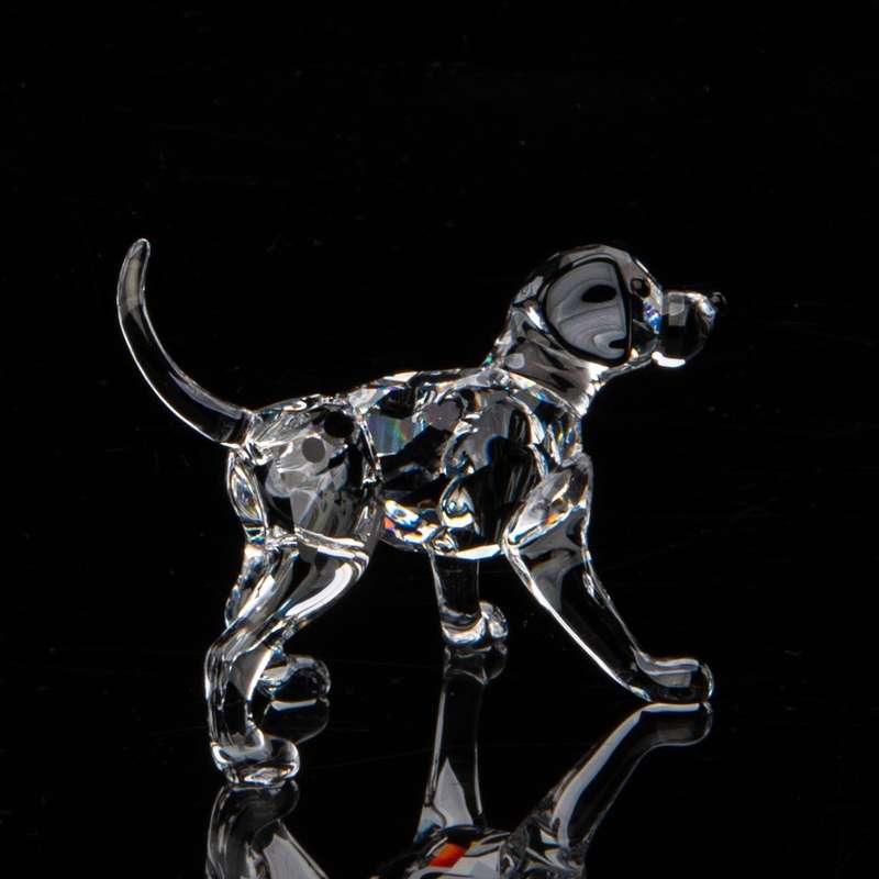 Swarovski Crystal Dalmatian Puppy Dog Standing The Peaceful Countryside