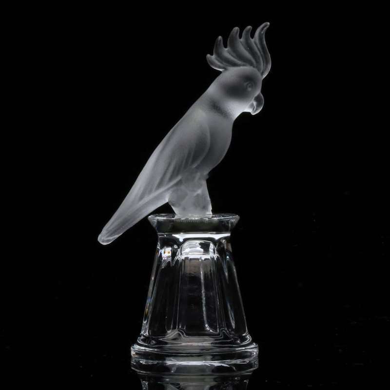 Swarovski Crystal Cockatoo on a  Straight Sided Thimble