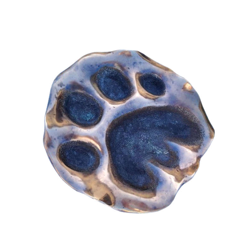 Simba Bronze Paw Print by Denis Mathews Kenya