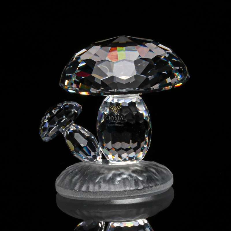 Swarovski Crystal  Mushrooms Retired