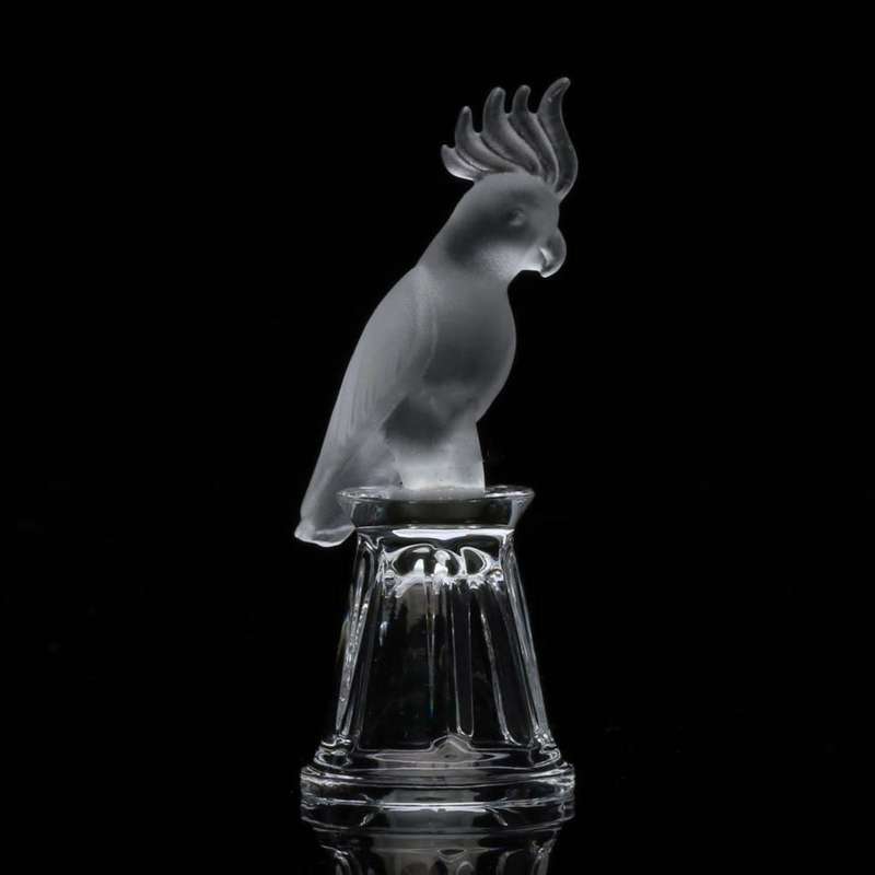 Swarovski Crystal Cockatoo on a  Straight Sided Thimble