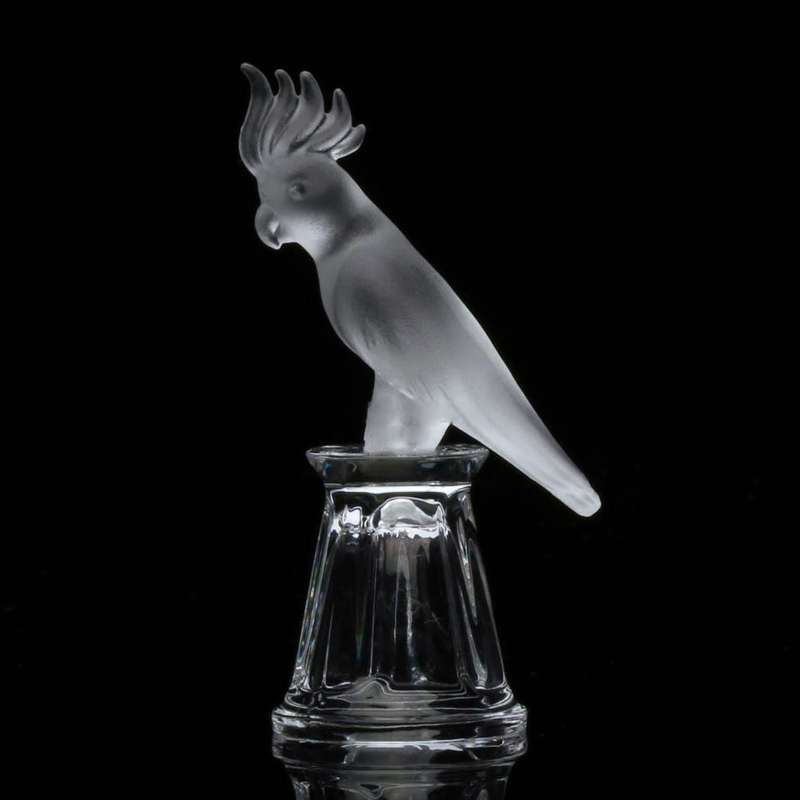 Swarovski Crystal Cockatoo on a  Straight Sided Thimble