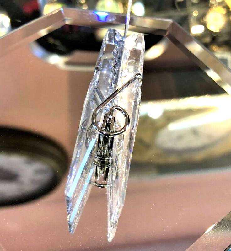 SwarovskiI Crystal Memories Clothes Peg Paper Clip My Little Helpers