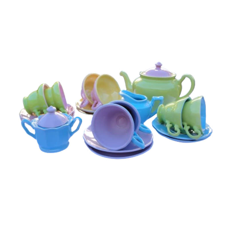Colorful and charming Alice's Wonderland tea set