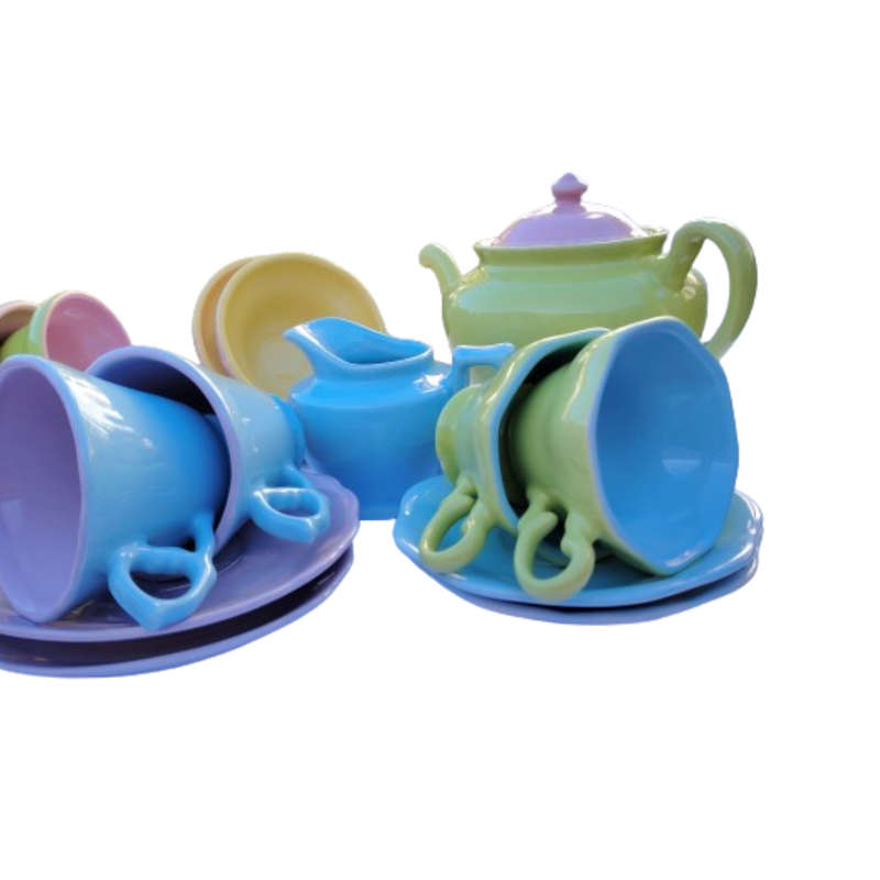 Colorful and charming Alice's Wonderland tea set
