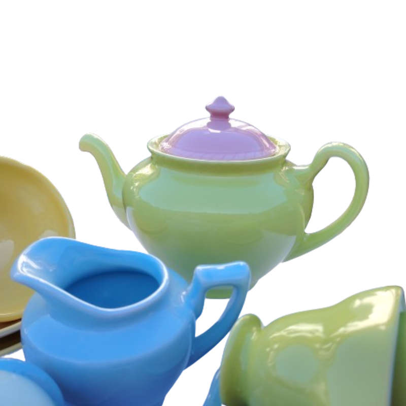 Colorful and charming Alice's Wonderland tea set