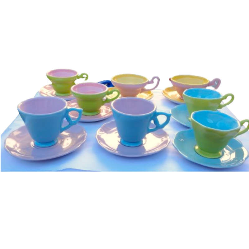 Colorful and charming Alice's Wonderland tea set