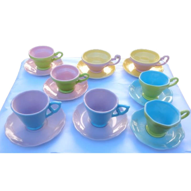 Colorful and charming Alice's Wonderland tea set