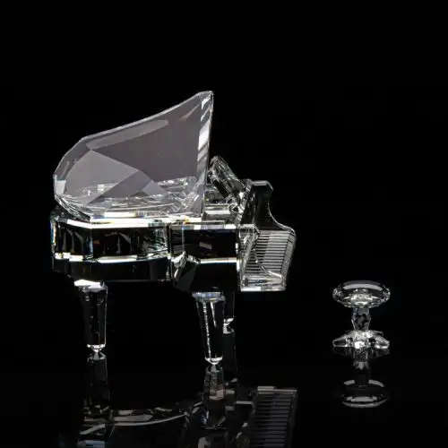Swarovski Crystal Grand Piano and stool were part of the Crystal Melodies